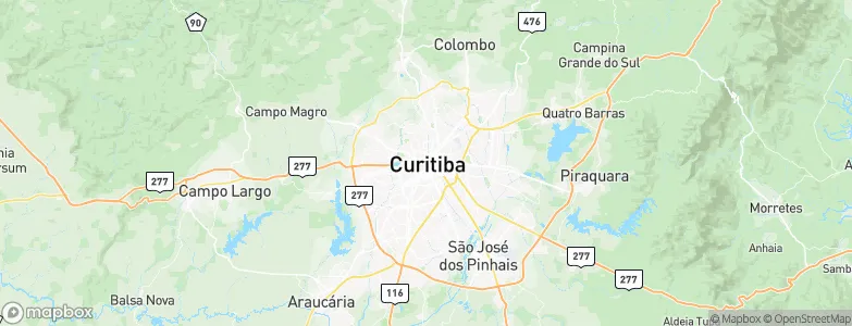 Curitiba, Brazil Map