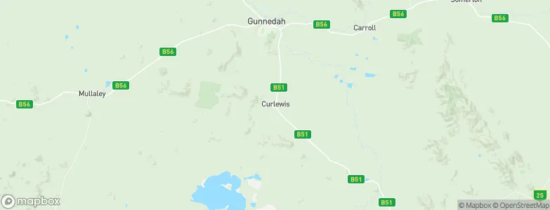 Curlewis, Australia Map