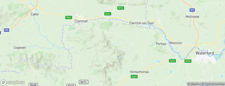 Curraheen, Ireland Map