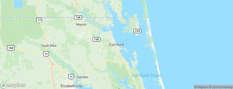Currituck, United States Map
