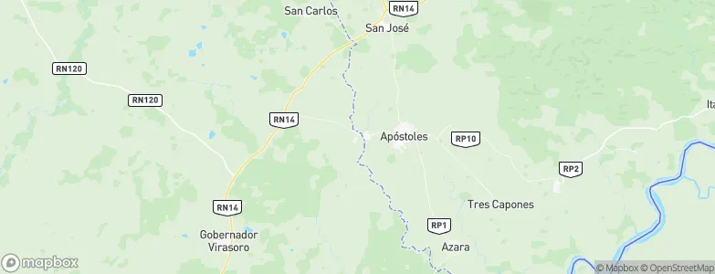 Curuzú, Argentina Map