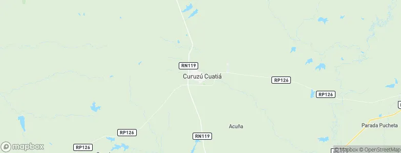 Curuzú Cuatiá, Argentina Map