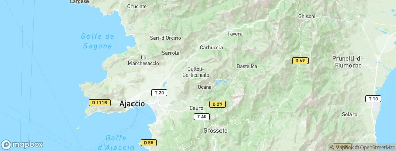 Cuttoli-Corticchiato, France Map