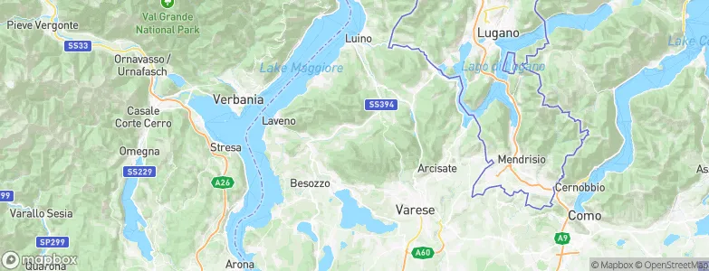 Cuvio, Italy Map