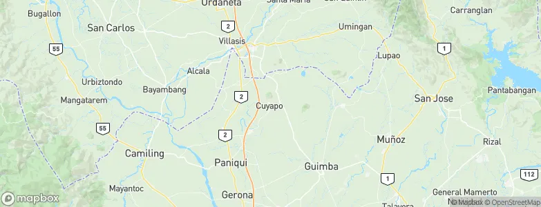 Cuyapo, Philippines Map