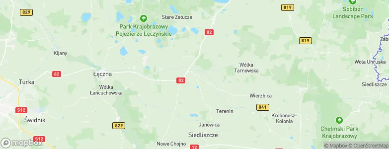 Cyców, Poland Map