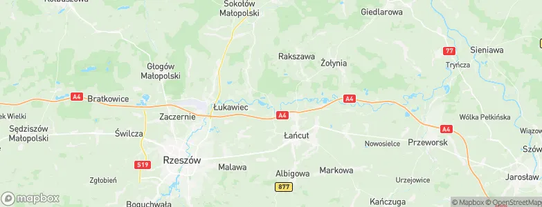 Czarna, Poland Map