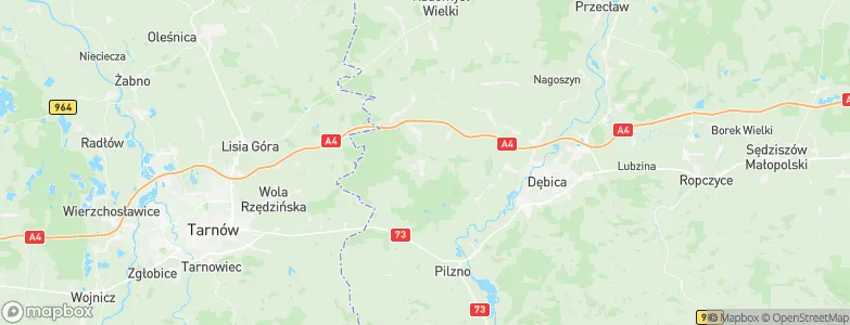 Czarna, Poland Map