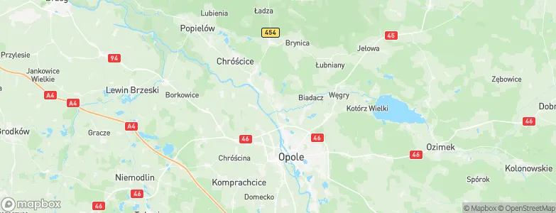 Czarnowąsy, Poland Map