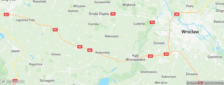Czechy, Poland Map