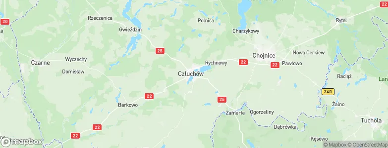 Człuchów, Poland Map