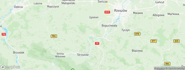 Czudec, Poland Map