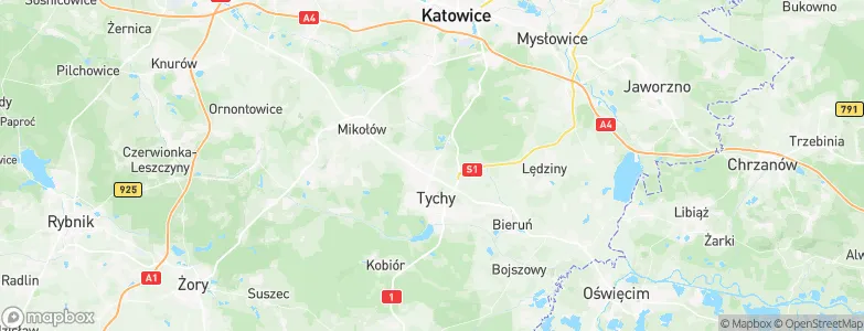 Czułów, Poland Map