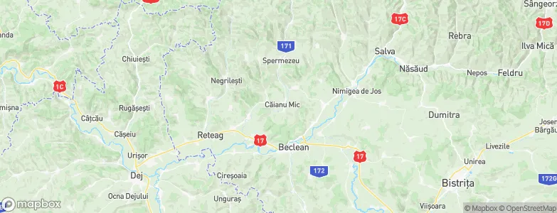 Căianu Mic, Romania Map