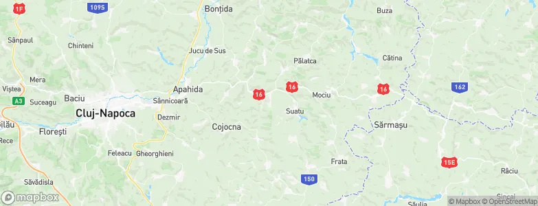 Căianu Mic, Romania Map