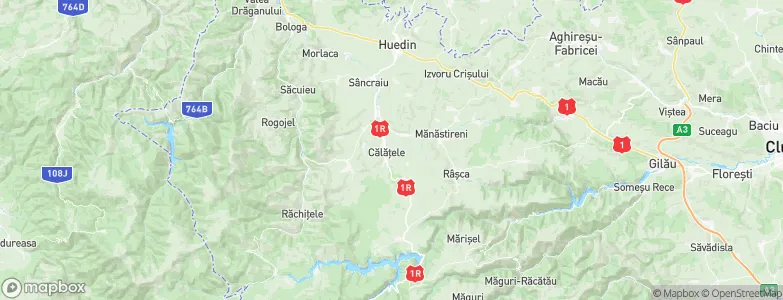 Călăţele, Romania Map
