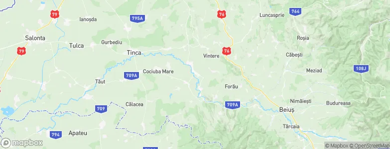 Căpâlna, Romania Map