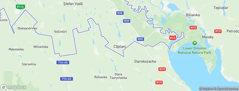 Căplani, Moldova Map
