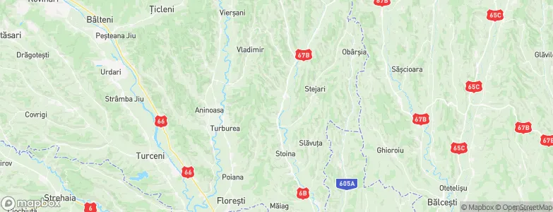 Căpreni, Romania Map