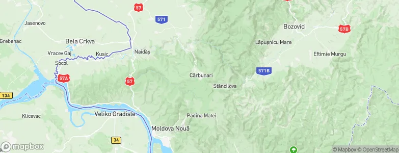 Cărbunari, Romania Map