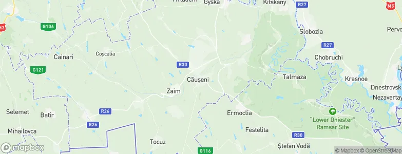 Căușeni, Moldova Map