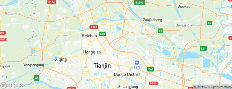 Dabizhuang, China Map