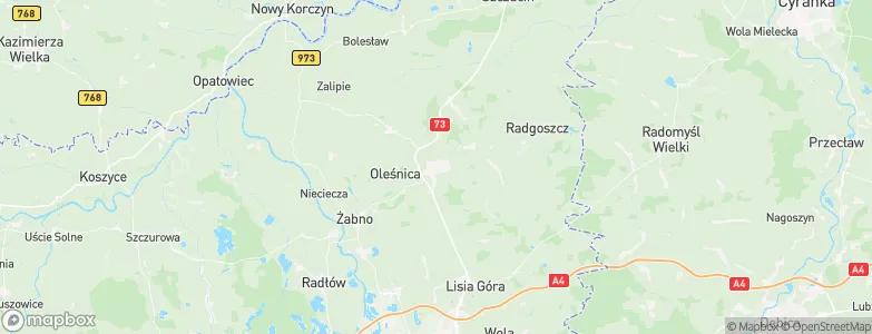 Dąbrowa Tarnowska, Poland Map