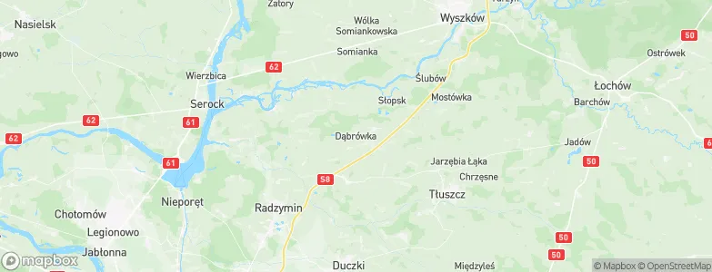 Dąbrówka, Poland Map