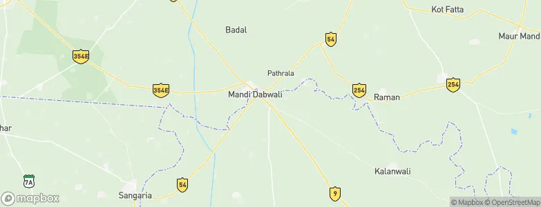 Dabwāli, India Map