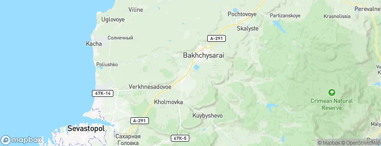 Dachnoye, Ukraine Map