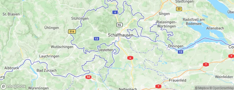 Dachsen, Switzerland Map