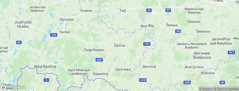 Dačice, Czechia Map