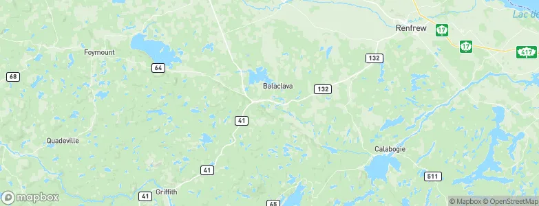 Dacre, Canada Map