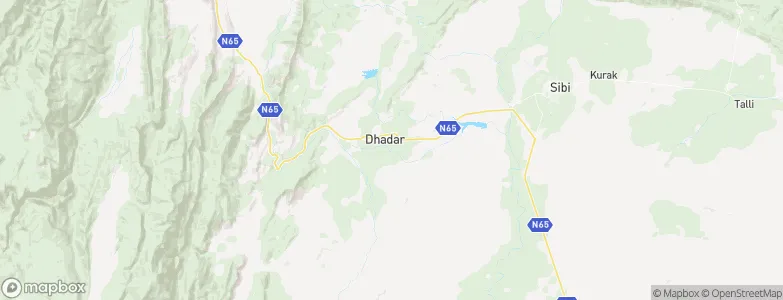 Dadhar, Pakistan Map