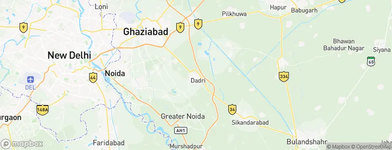 Dadri, India Map