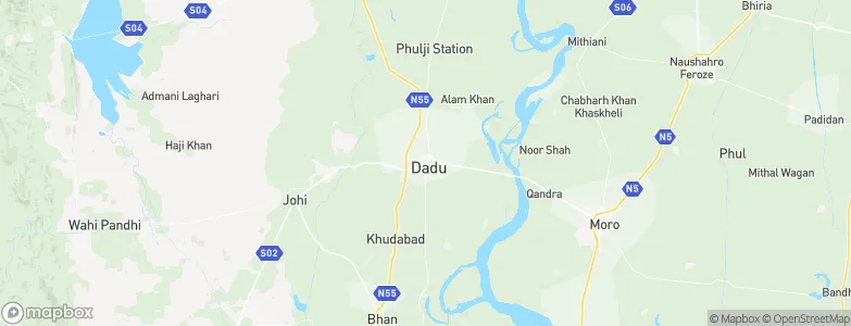 Dadu, Pakistan Map