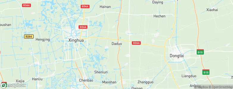 Daduo, China Map
