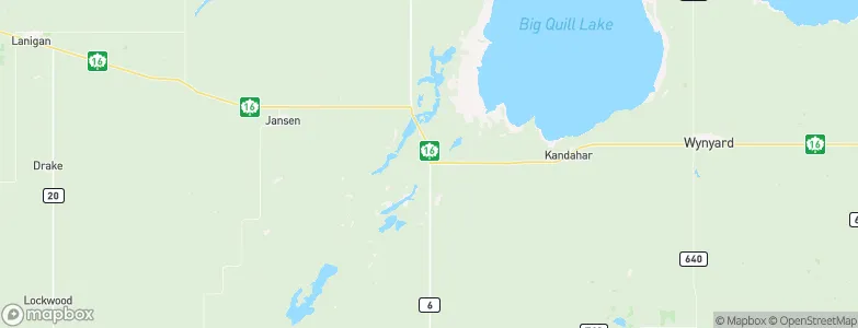 Dafoe, Canada Map