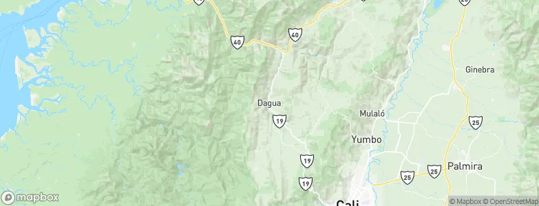 Dagua, Colombia Map