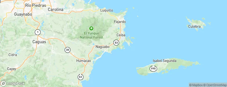 Daguao, Puerto Rico Map