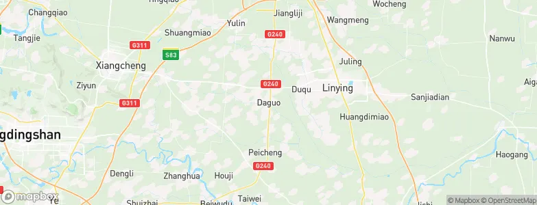 Daguo, China Map