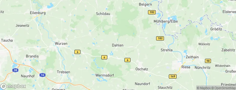 Dahlen, Germany Map