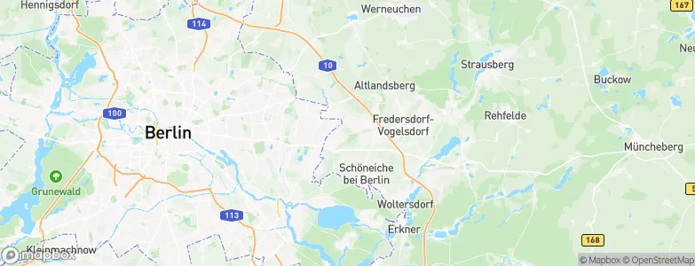 Dahlwitz-Hoppegarten, Germany Map