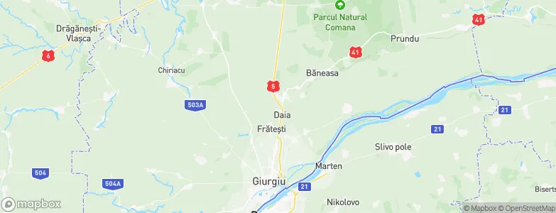 Daia, Romania Map