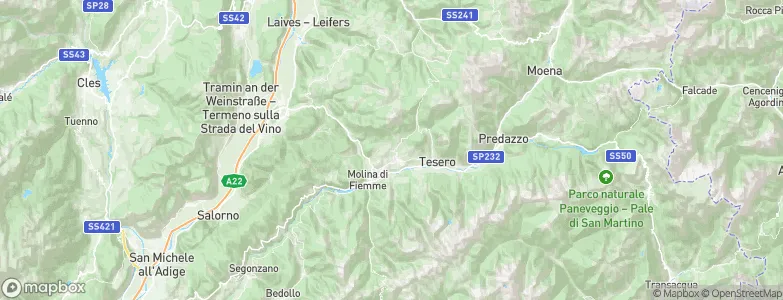 Daiano, Italy Map