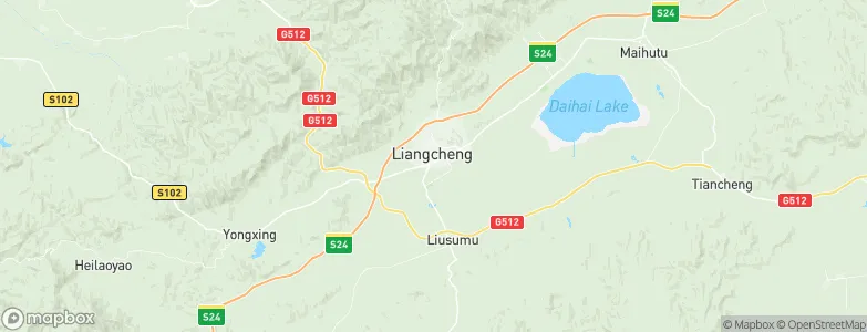 Daihai, China Map