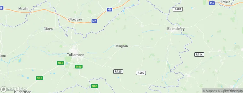 Daingean, Ireland Map