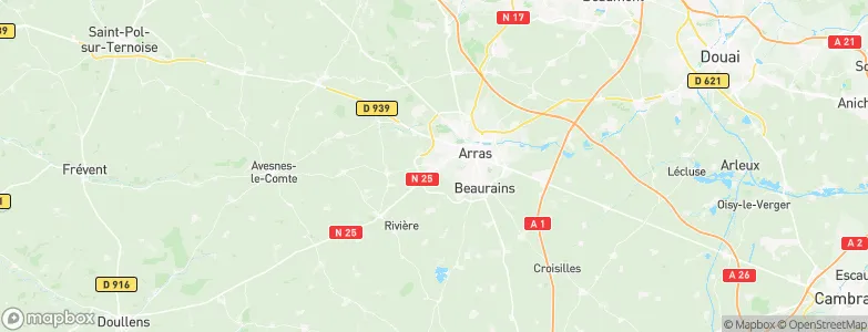 Dainville, France Map