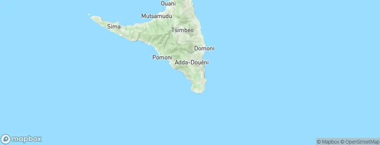 Daji, Comoros Map