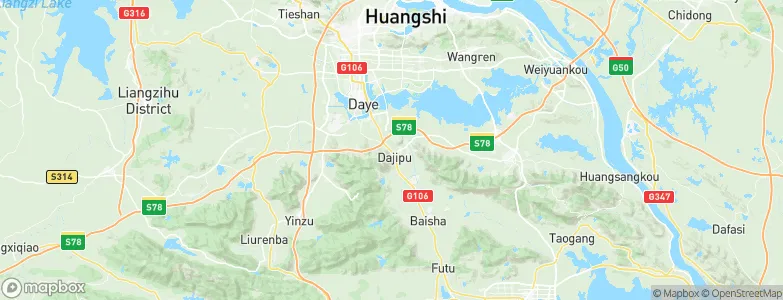 Dajipu, China Map